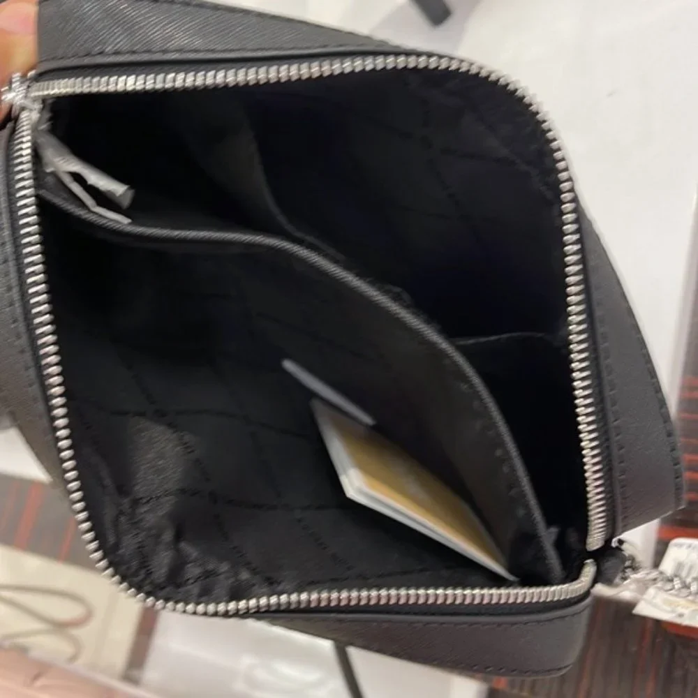 Michael Kors large Jet Set Item EW Crossbody Black - Picture 12 of 16